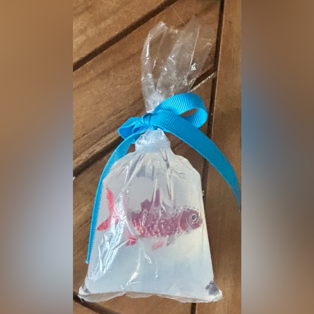 NEW Goldfish in a Bag (Toy) Soap USA Made Vegetable Glycerin No Animal Testing